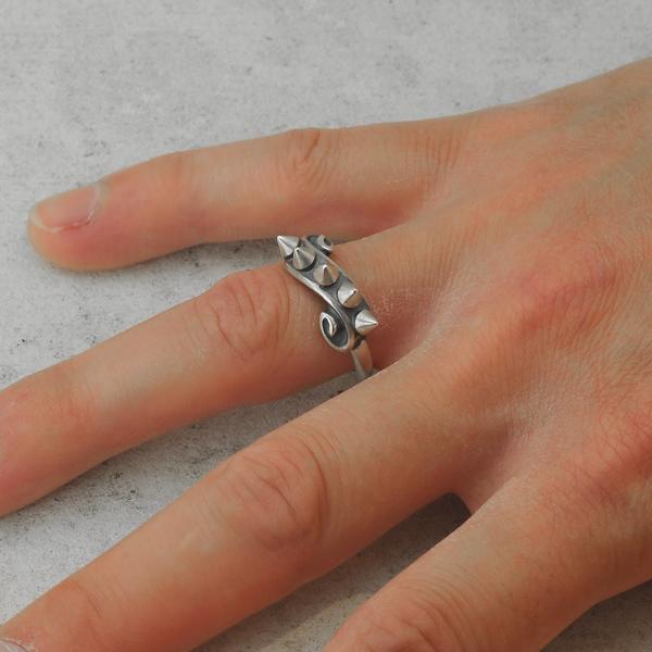 Rat Race（ラットレース） Studs on Ribbon Ring S スタッズオンリボン