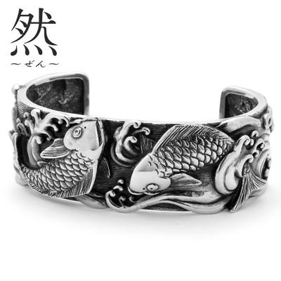 然　跳舞バングル小　シルバー925 然跳舞バングル小シルバー925