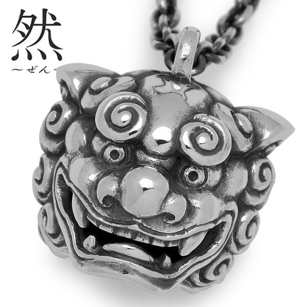 和柄シルバーアクセサリー 然 / 唐獅子牡丹ペンダント : BLACK BARTS
