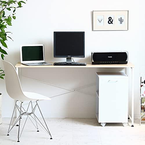 岩附 パソコンデスク 幅140×奥行45×高さ72cm 木製 シンプル デスク 在宅 テレワーク 組立簡単 ナチュラル IW-17140 |  | 07