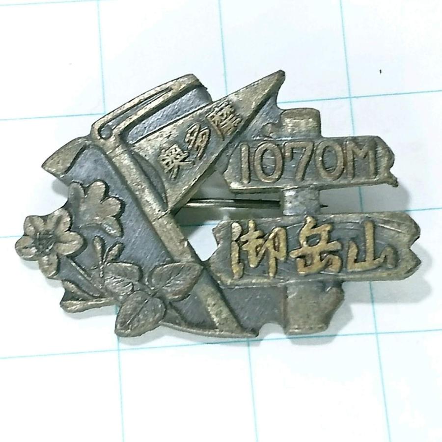 送料無料)御岳山 ご当地 観光地 登山 山登り 旅行 記念 山バッジ