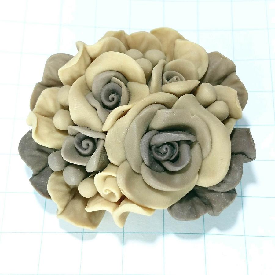送料無料)ビンテージ☆お花モチーフ 陶器 海外工芸品☆アンティーク 