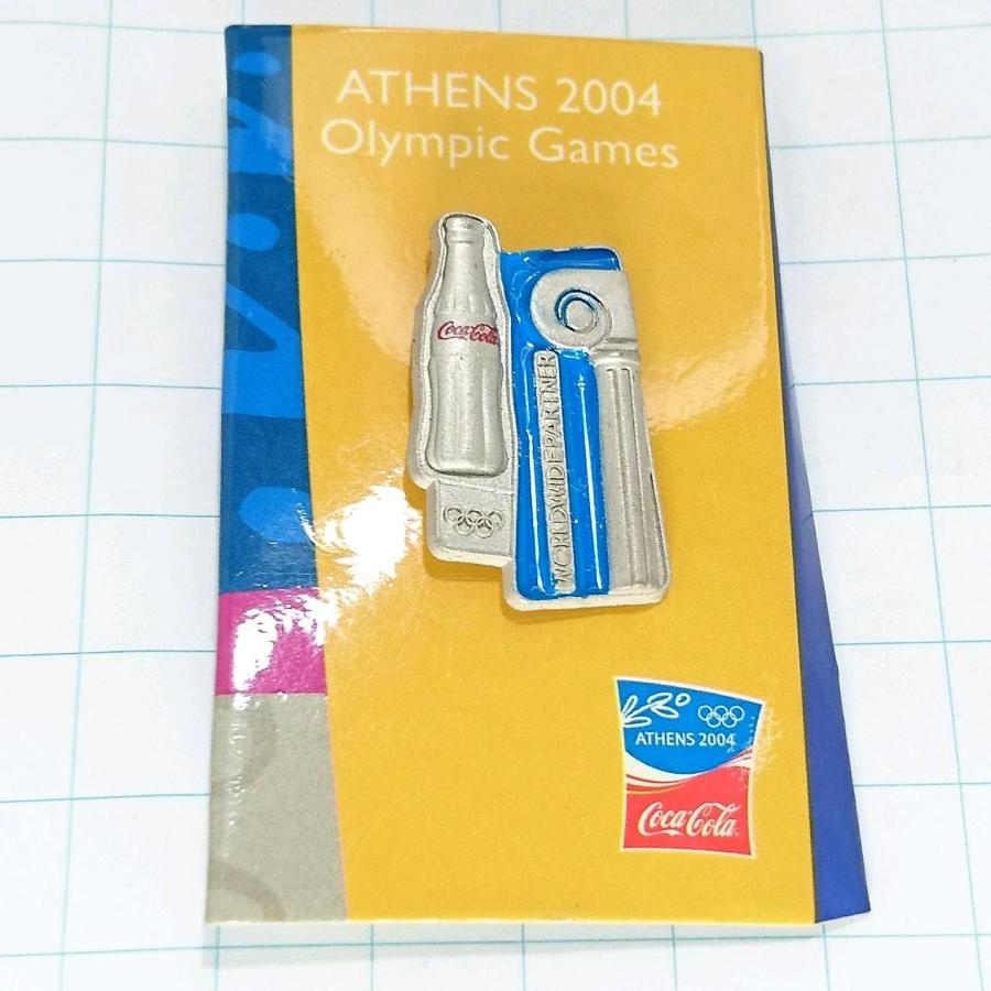送料無料)2004 アテネ五輪 コカ・コーラ ピンバッジ PINS ピンズ