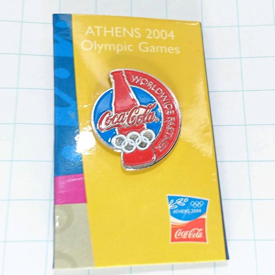 送料無料)2004 アテネ五輪 コカ・コーラ ピンバッジ PINS ピンズ