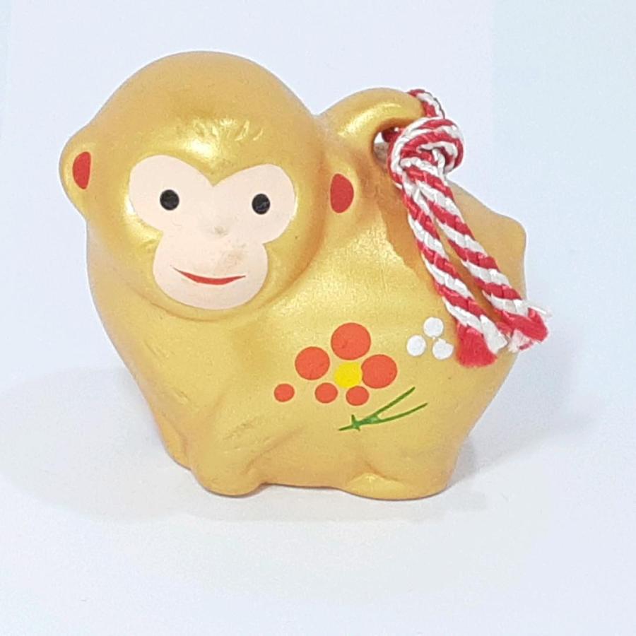 送料無料)干支 申 さる 観光 参拝 旅行 記念 土鈴 6x5x5cm A16010