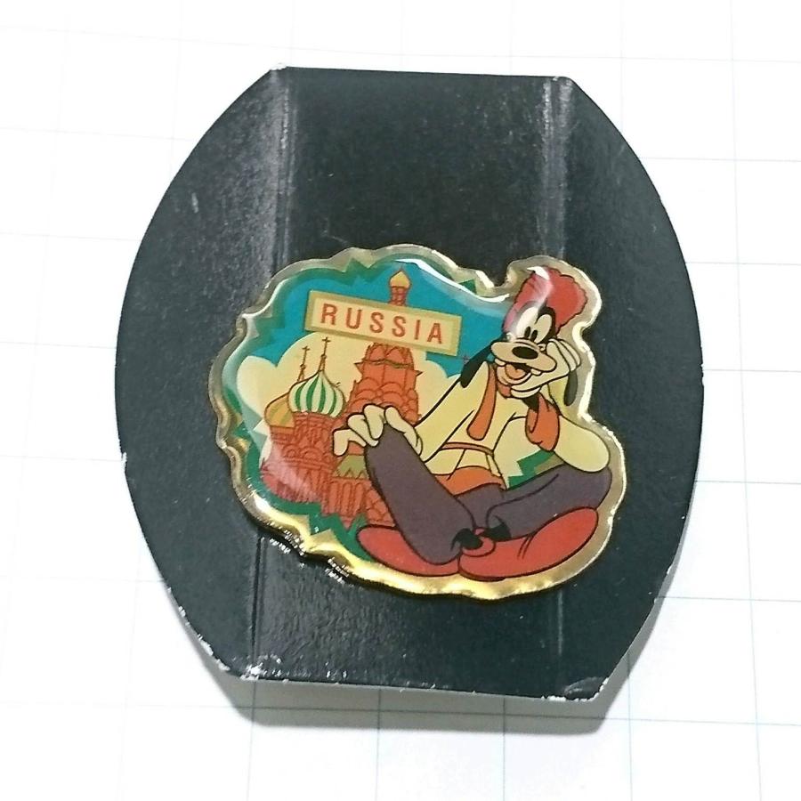 送料無料)グーフィー ロシア ディズニー キャラクター ピンバッジ PINS