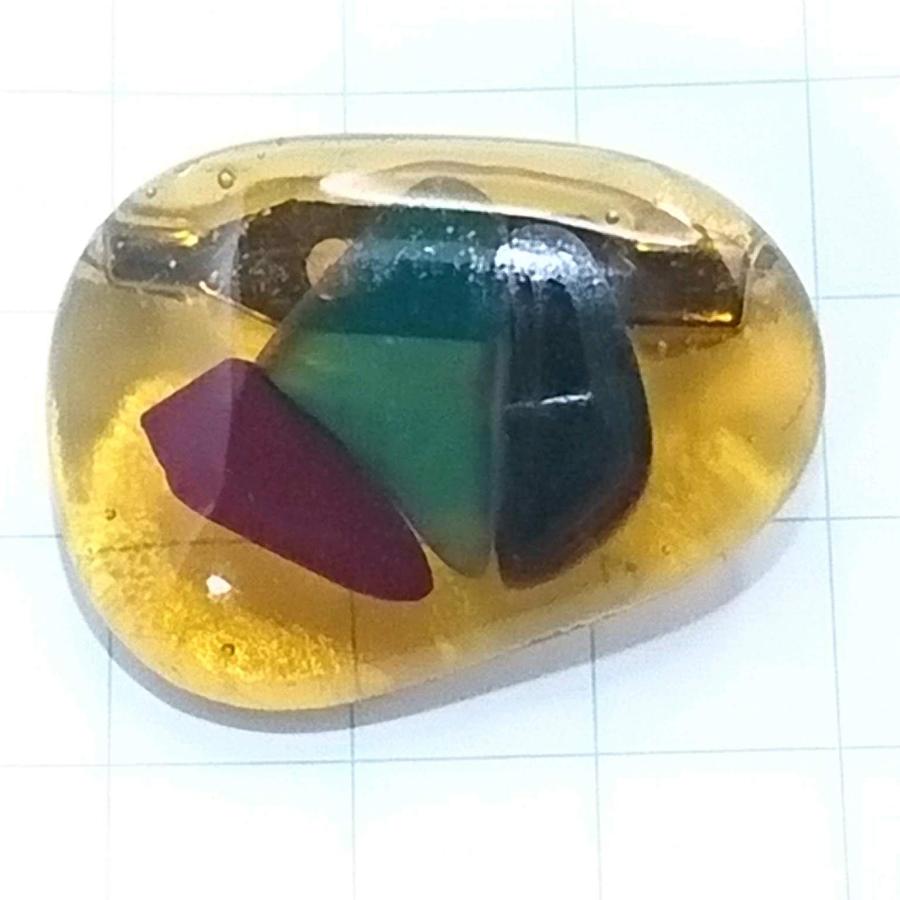 デザイン 琥珀 ブローチ アンティーク ヴィンテージデンマーク製アンバーブローチ 存在感あるフローラルデザイン