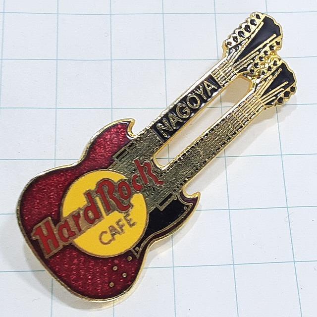 送料無料)Hard Rock Cafe 2連 ギター ハードロックカフェ ピンバッジ
