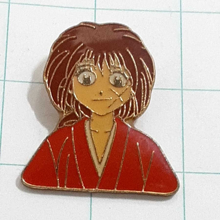 るろうに剣心 緋村剣心 ピンバッジ 送料無料)るろうに剣心 緋村剣心☆キャラクター ピンバッジ A29465