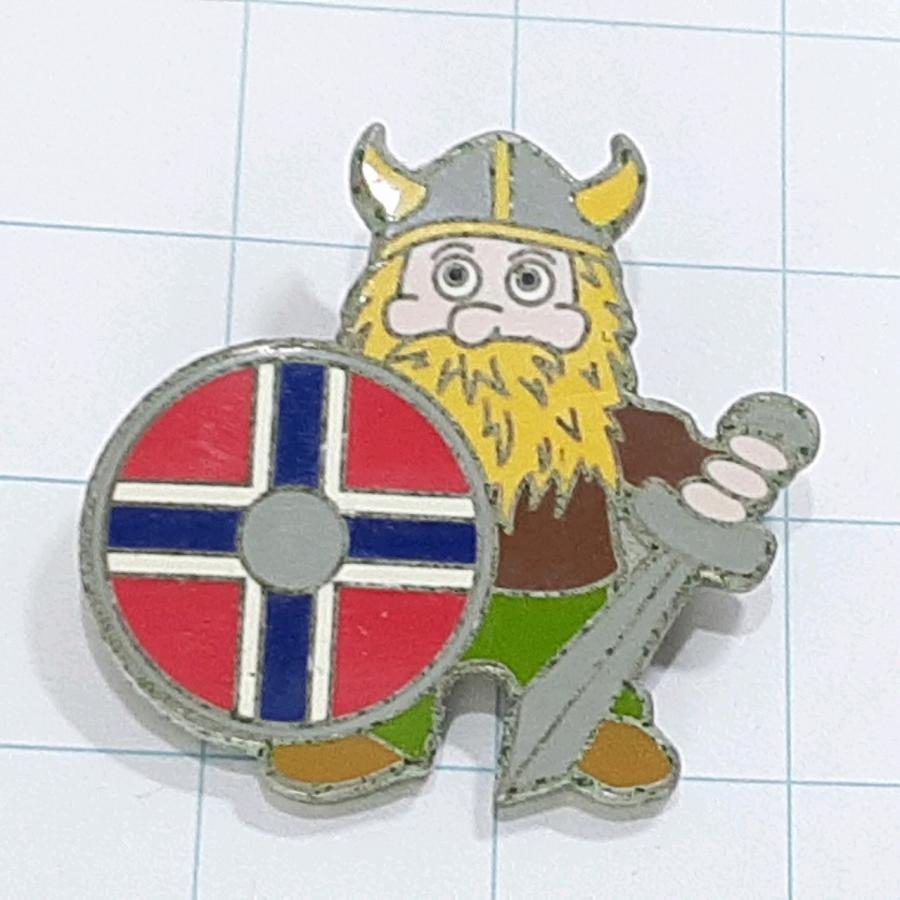 送料無料)ノルウェー バイキング 旅行観光記念 輸入 ピンバッジ ピンズ
