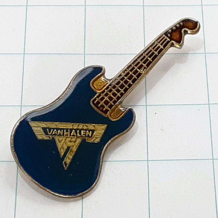送料無料)ヴァンヘイレン ギター 赤 ピンバッジ PINS ピンズ A30611