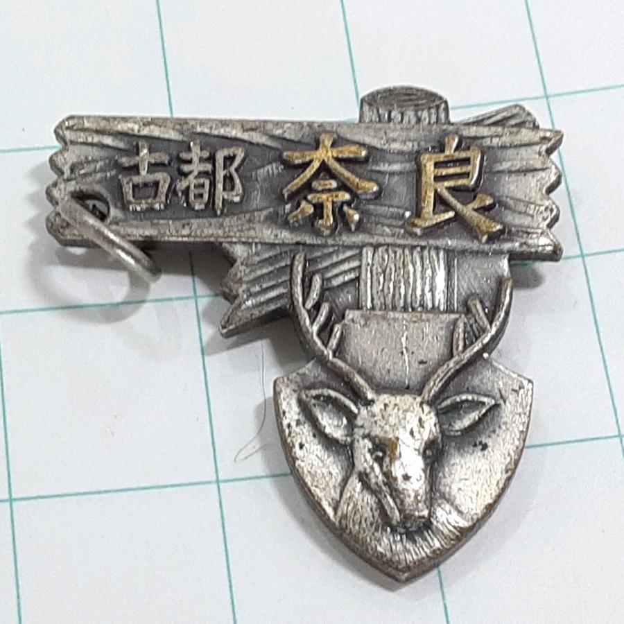 送料無料)奈良 観光 旅行 登山 記念 山バッジ ピンバッジ PINS ピンズ