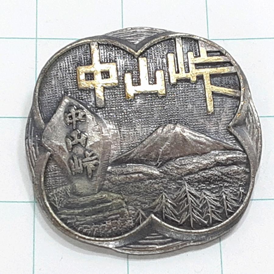 送料無料)中山峠 観光 旅行 登山 記念 山バッジ ピンバッジ PINS