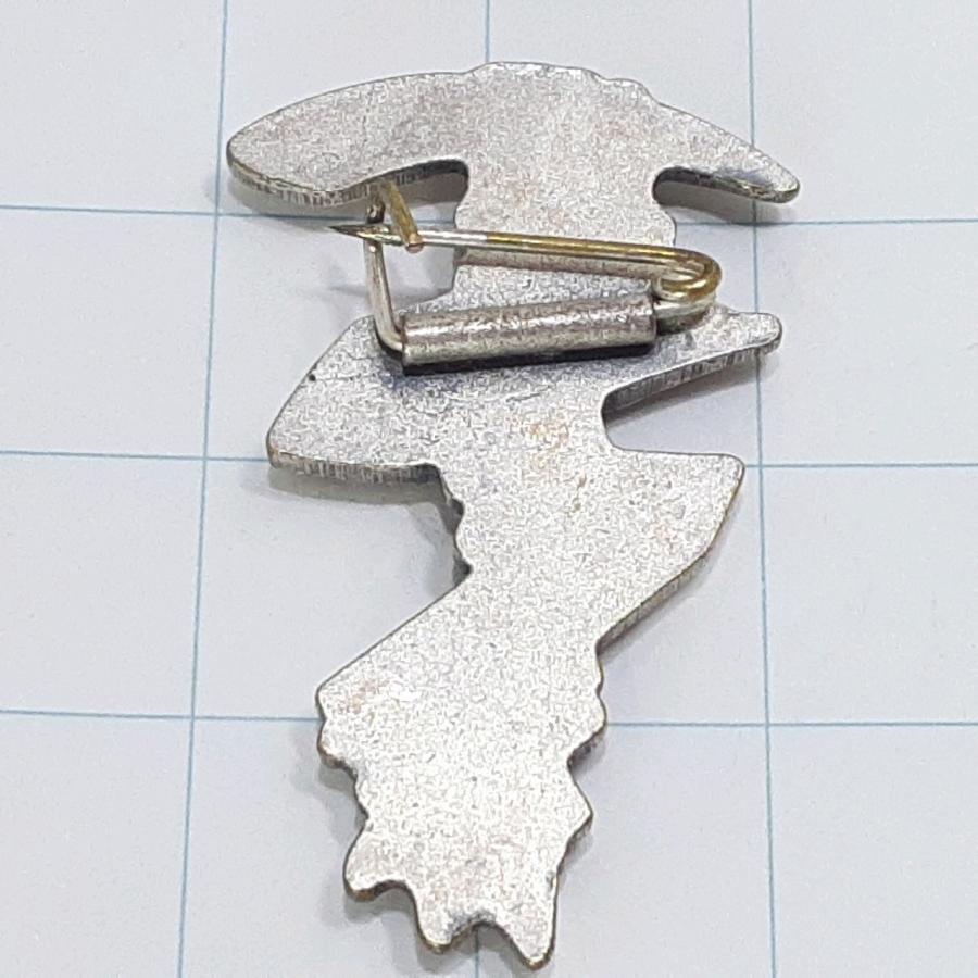 【中古】金属製観光バッジ セット 送料無料)屋久島 宮之浦岳 1935m 観光 旅行 登山 記念 山バッジ