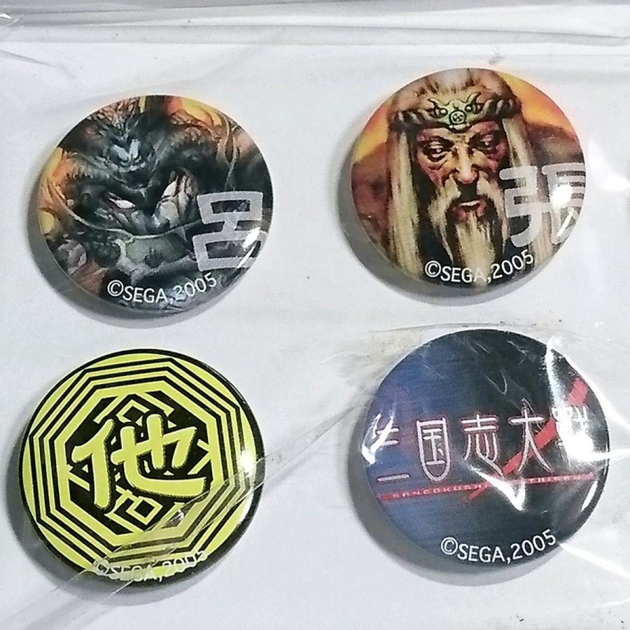 SEGA - 2005年 非売品グッズ 三国志大戦缶徽章セット 全２種類フルコンプ品 缶バッジ SEGA - 2005年 非売品グッズ 三国志大戦缶徽章セット 全2種類