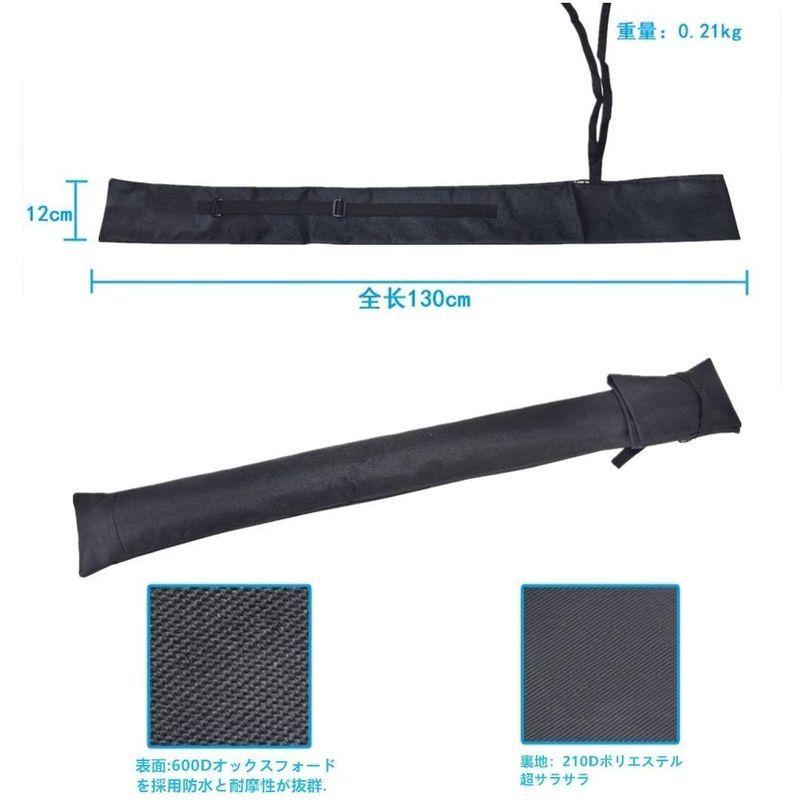 竹刀 木刀 袋 刀袋 肩掛け付 刀ストラップ 剣袋 ポールなどの様々な長物を収納できる 驚きの値段 ロープ調節 釣竿 保管 長物袋 収納 収納バッグ
