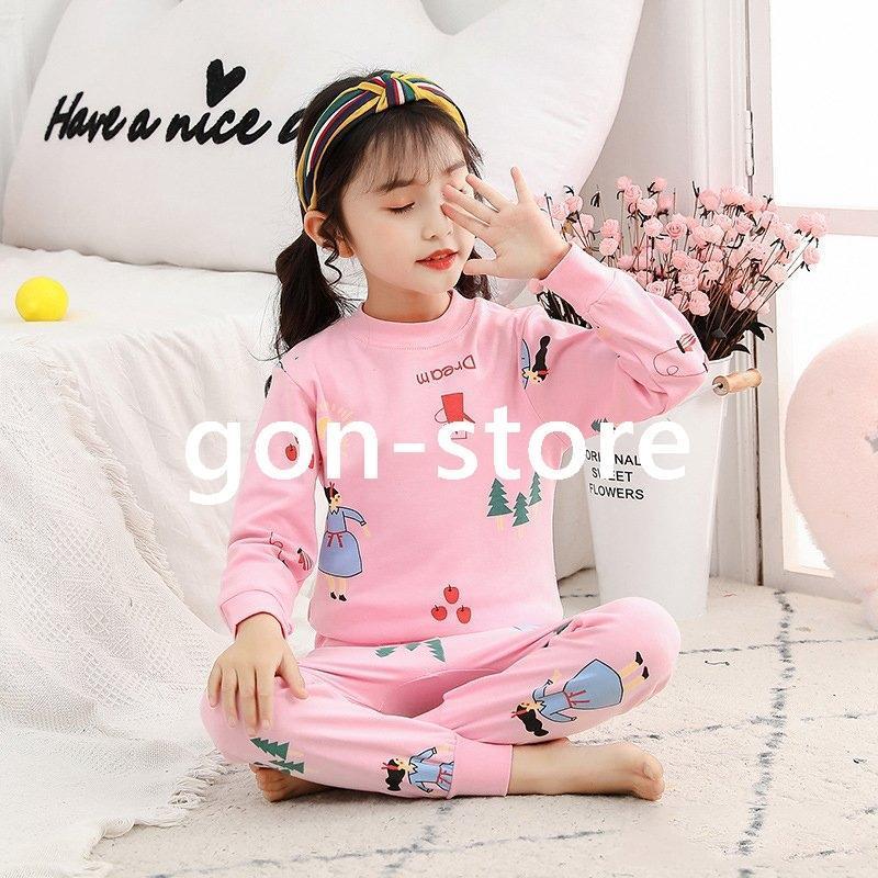 女の子 セットアップ ピンク 花柄 カラフル パジャマ 韓国子供服 通販