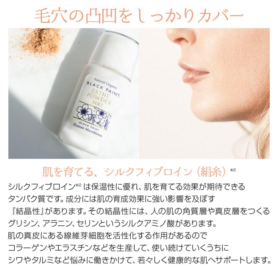 BLACK PAINT（ブラックペイント） メイク エステパウダー マット 15g