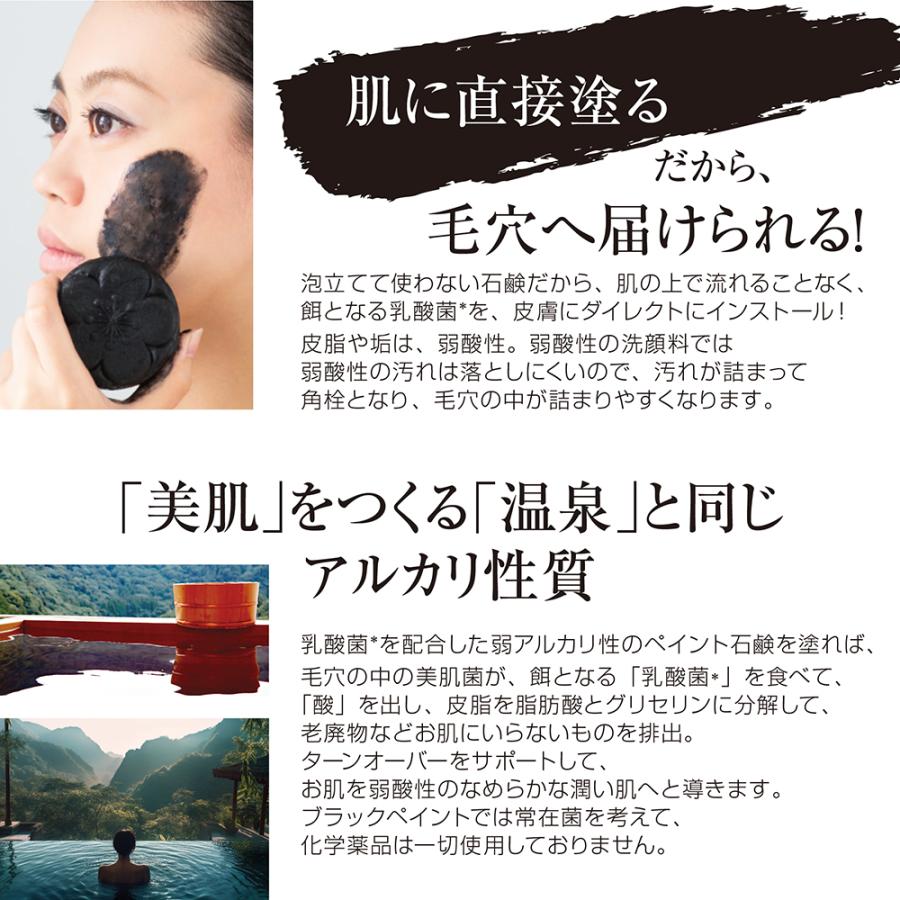 BLACK PAINT ブラックペイント 【毛穴を洗う石鹸】 プレミアム
