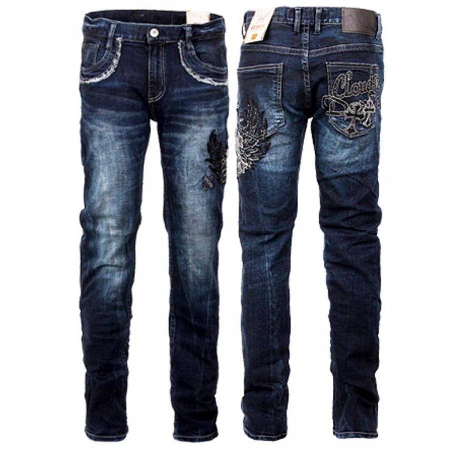 ストレッチ デニム インポート クラウド72 Cloud72 A品 メンズ ジーンズ ストレート 684 ビンテージ加工 羽 クロス 十字架 Cross 刺繍 高級感 Safari Uomo 3706mb003 Black Rebel Online Store 通販 Yahoo ショッピング