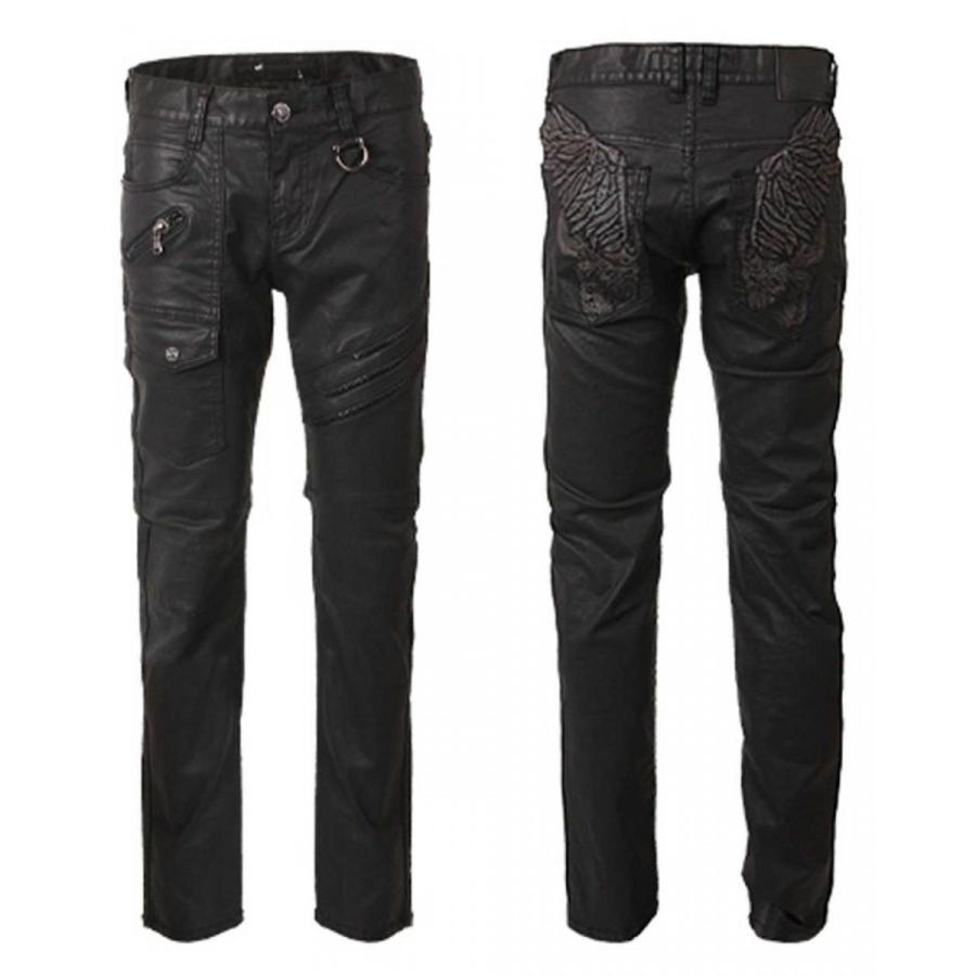 ストレッチ デニム インポート クラウド72 Cloud72 A品 メンズ ジーンズ ストレート 660 フェイクレザーコーティング デニム高級感 Safari Uomo 3803mb006 3803mb006 Black Rebel Online Store 通販 Yahoo ショッピング