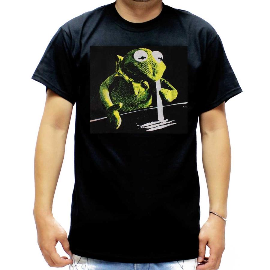 パロディ プリント Tシャツ カエル カーミット パペット プレゼント