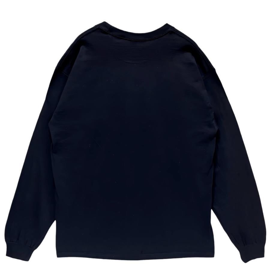 ﾏｶﾛﾝさま専用【未使用品】Slub Cotton Long T-Shirts リブあり]マカロニ マカロン ロンT 長袖 ロングスリーブ Tシャツ 白 黒