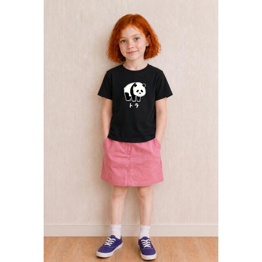トラ パンダ Tシャツ 半袖 白 黒 大阪名物 なんでやねん ギャグ ネタ