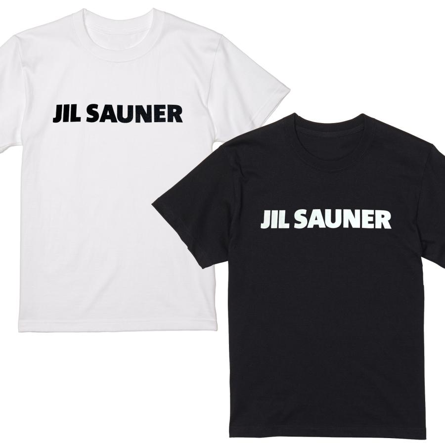 JIL SAUNER ジルサウナ─ Tシャツ 半袖 白 黒 ギャグ ネタ ウケ