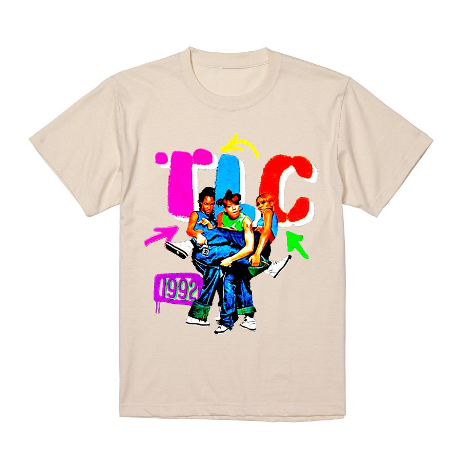 TLC Tシャツ 半袖 黒 90年代 R&B ラップ ヒップホップ ビンテージ