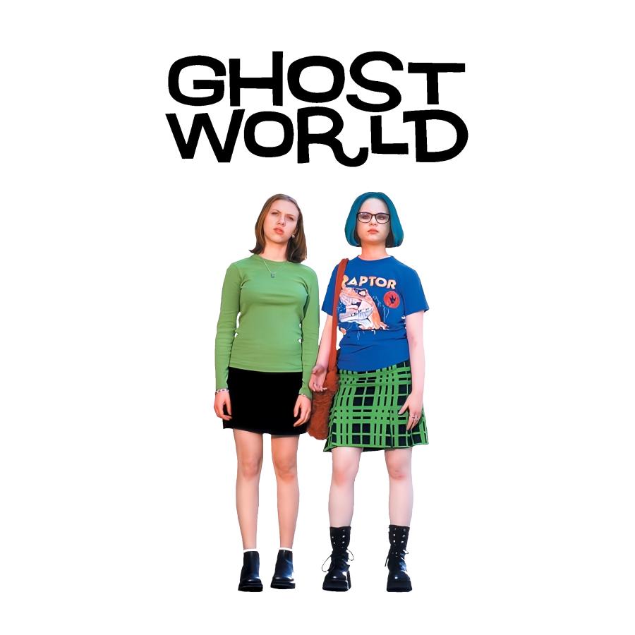 GHOSTWORLD Tシャツ 半袖 黒 90年代 映画 MOVIE サントラ GHOSTWORLD Tシャツ 半袖 黒 90年代 映画 MOVIE サントラ