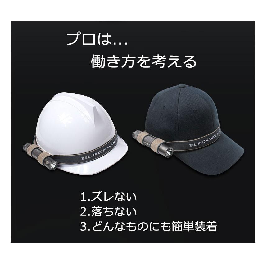 LEDヘッドライト用 ヘッドバンド 滑り止め ヘルメット 作業灯 建築