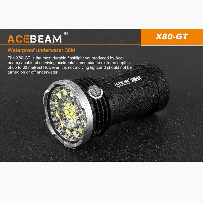 ACEBEAM X80-GT 送料無料　値下げ可能 Acebeam X80-GT Brightest Led Flashlight - 32500 Lumens