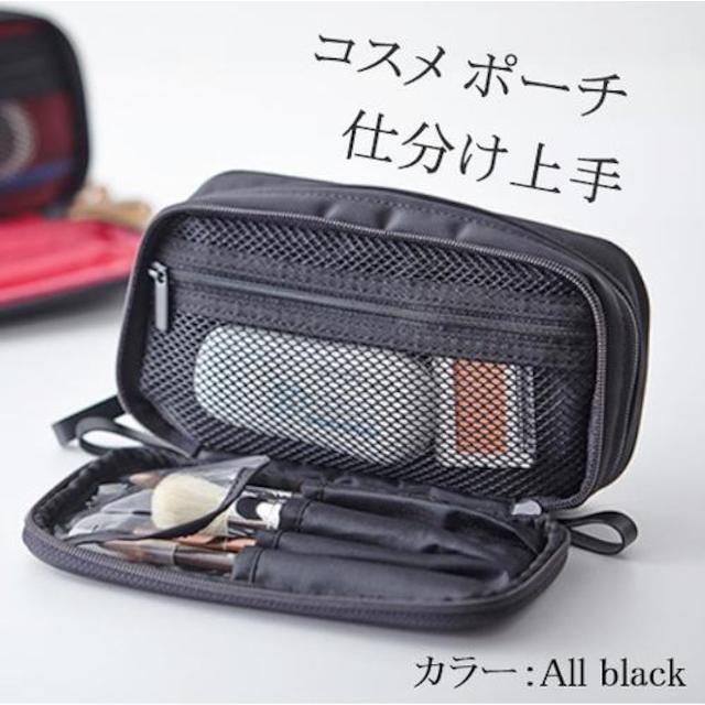 化粧ポーチ コスメポーチ メイクポーチ 旅行 メイクブラシ 収納 大容量