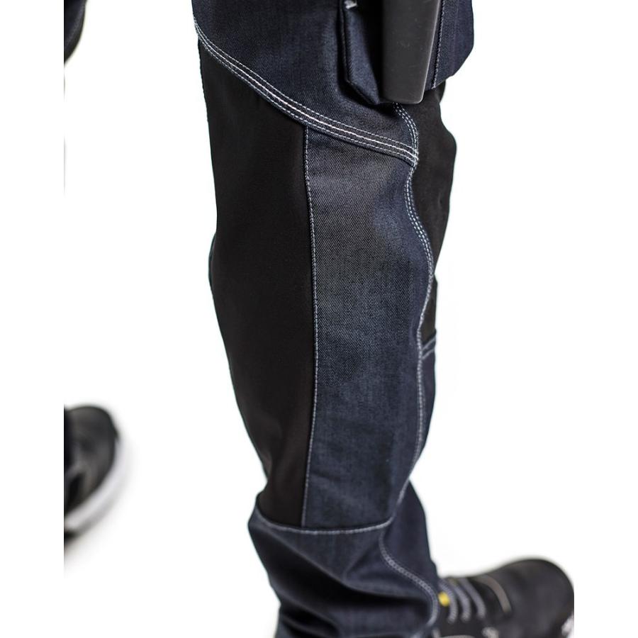 BLAKLADER 作業ズボン デニム カーゴパンツ ストレッチ ジーンズ 作業