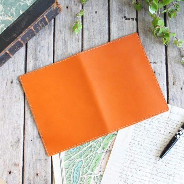 本革手帳カバー B6正寸サイズ ノートカバー 国産フルタンニンドレザー B6c 01 手作り革雑貨 ブラン クチュール 通販 Yahoo ショッピング