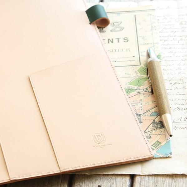 本革ルーズリーフバインダー サイズ 30穴 ｍｍリング Lla4 01 手作り革雑貨 ブラン クチュール 通販 Yahoo ショッピング