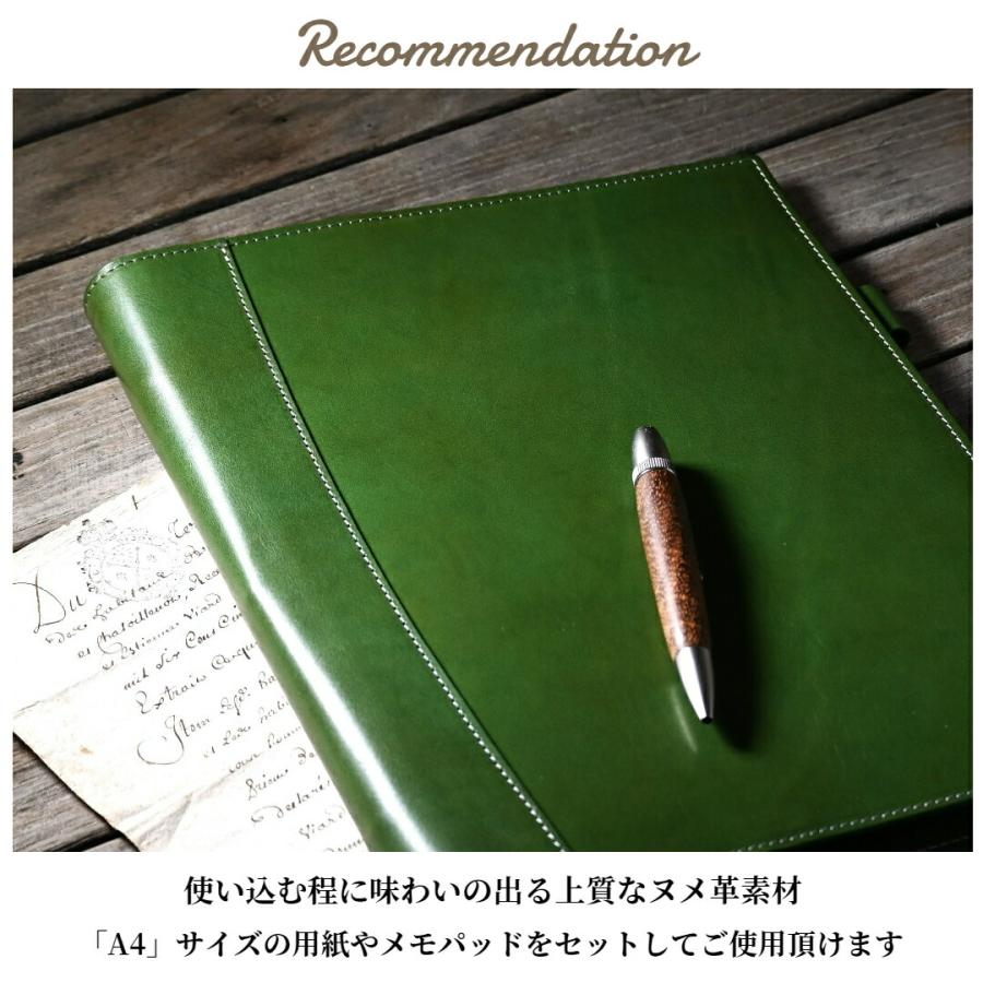 ブラン・クチュール】 バインダー 二つ折り クリップボード A4