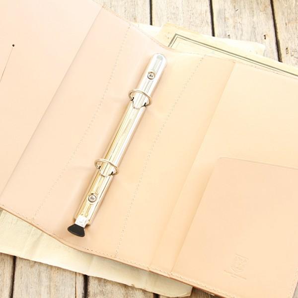 本革リングファイル A5サイズ 2穴 19ｍｍリング Lla5 03 手作り革雑貨 ブラン クチュール 通販 Yahoo ショッピング