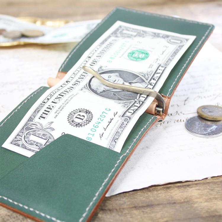 マネークリップ 革 スリム メンズ レディース シンプル 財布 名入れ プレゼント かわいい ブランド Mc 01 手作り革雑貨 ブラン クチュール 通販 Yahoo ショッピング