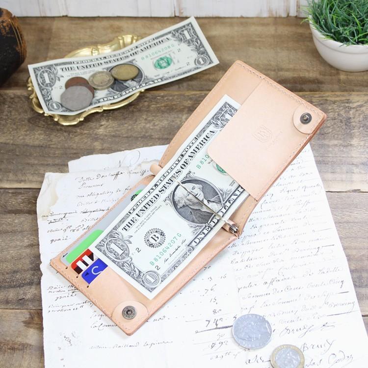 マネークリップ 小銭入れ付き カード 財布 革 メンズ レディース 名入れ プレゼント かわいい ブランド Mc 03 手作り革雑貨 ブラン クチュール 通販 Yahoo ショッピング