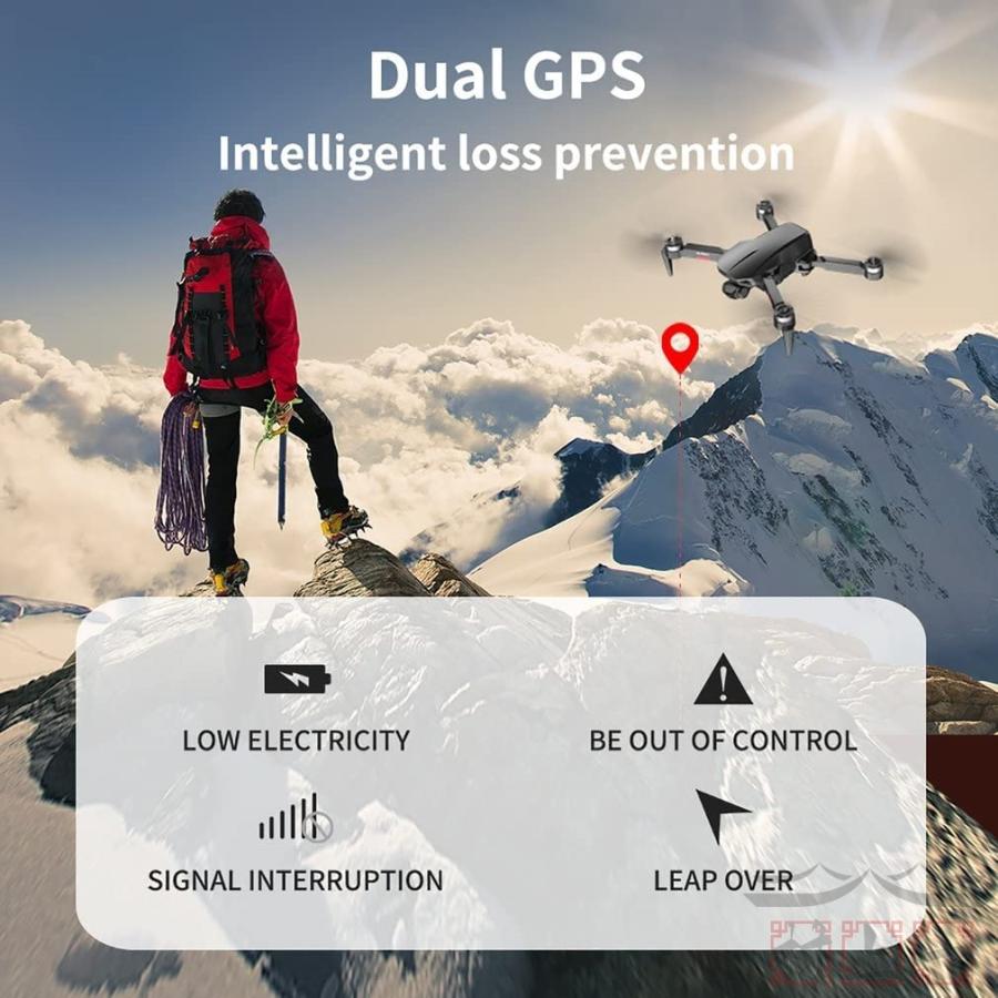 4Kデュアルカメラ付きドローン、大人用3軸ジンバルGPSドローン5G 4Kデュアルカメラ付きドローン、大人用3軸ジンバルGPSドローン5G