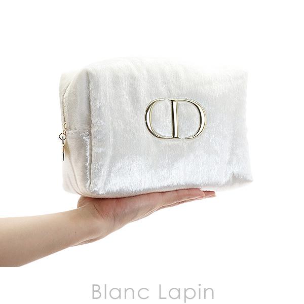 【ノベルティ】 クリスチャンディオール Dior コスメポーチスクエア ラージ #ホワイト [075754]｜blanc-lapin｜02