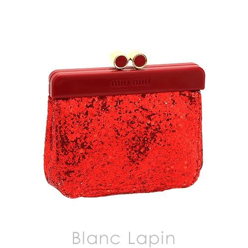 ノベルティ ミュウミュウ Miumiu がま口ポーチ ツイスト レッド Miu9p Blanc Lapin 通販 Yahoo ショッピング