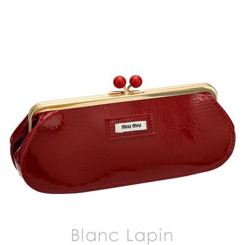 ノベルティ ミュウミュウ Miumiu コスメポーチ がま口 レッド Miu9p Blanc Lapin 通販 Yahoo ショッピング