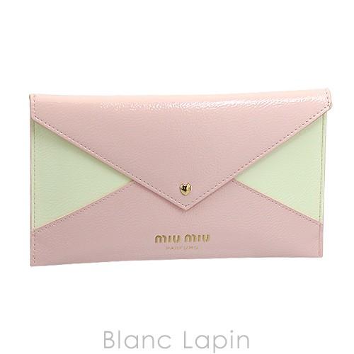 ノベルティ ミュウミュウ Miumiu コスメポーチ フラット ツイスト ホワイト ピンク メール便可 Miu9p Blanc Lapin 通販 Yahoo ショッピング