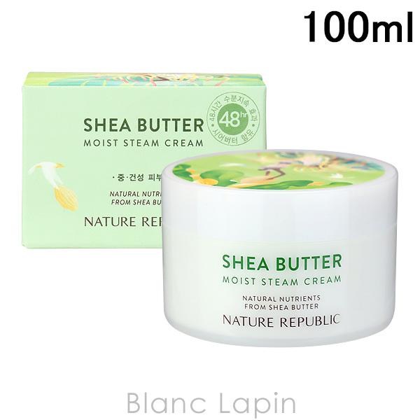 ネイチャーリパブリック Nature Republic シアバタースチームクリーム モイスト 100ml Narec Blanc Lapin 通販 Yahoo ショッピング