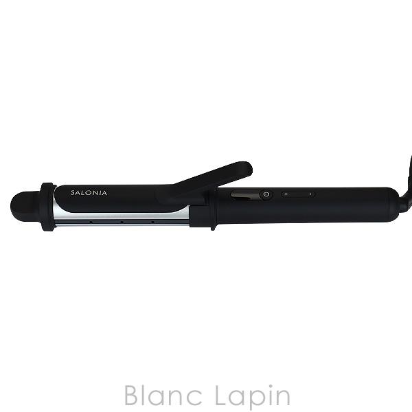 【美品】カールヘアアイロン ブラック/シルバー SALONIA | ヘアアイロン