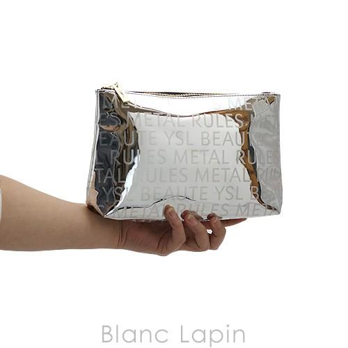 ノベルティ イヴサンローラン Yves Saint Laurent コスメポーチ ラージ シルバー Ysl9p Blanc Lapin 通販 Yahoo ショッピング