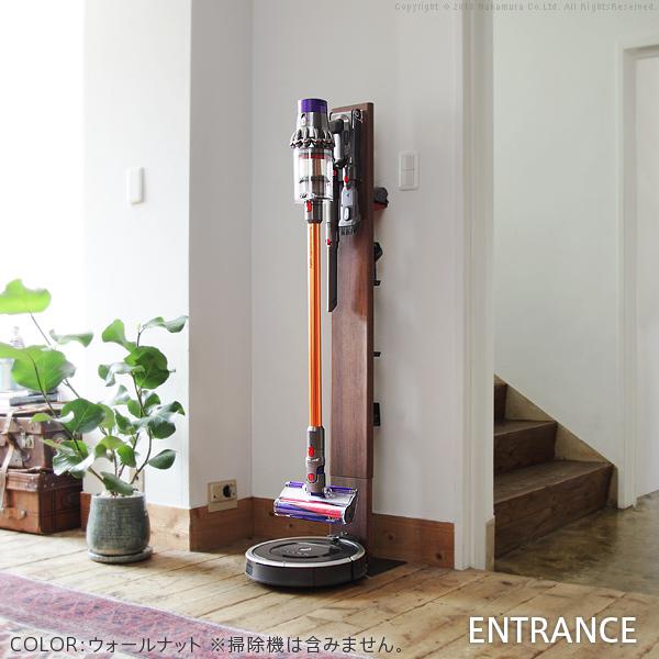 クリーナースタンド ダイソン スタンド 掃除機 収納庫 dyson おしゃれ コードレス クリーナー スタンド ロボット掃除機設置機能付き おしゃれ スリム ホワイト｜blanc-n｜04